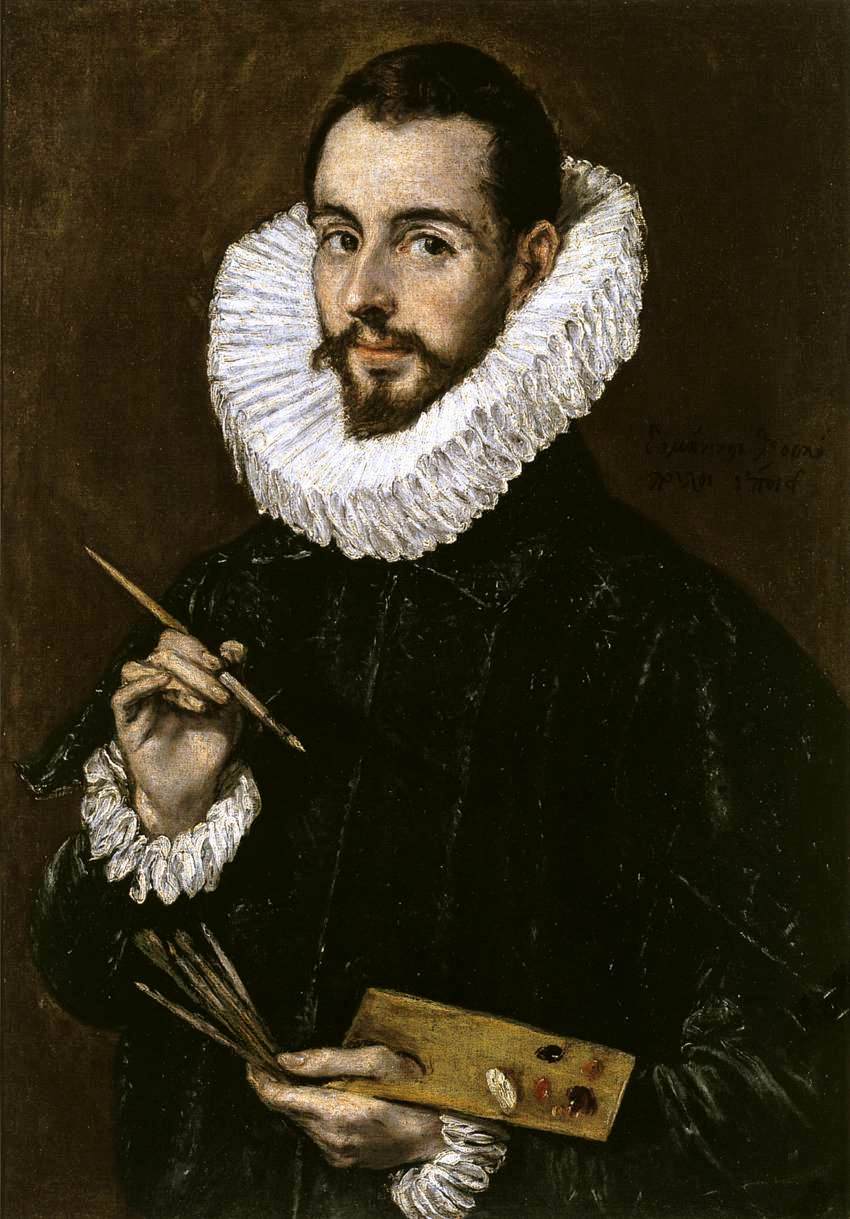 Portrait of the-Artist's son Jorge Manuel Theotokopoulos (1603).