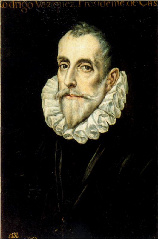 Portrait Of Don Rodrigo Vasquez (1605).