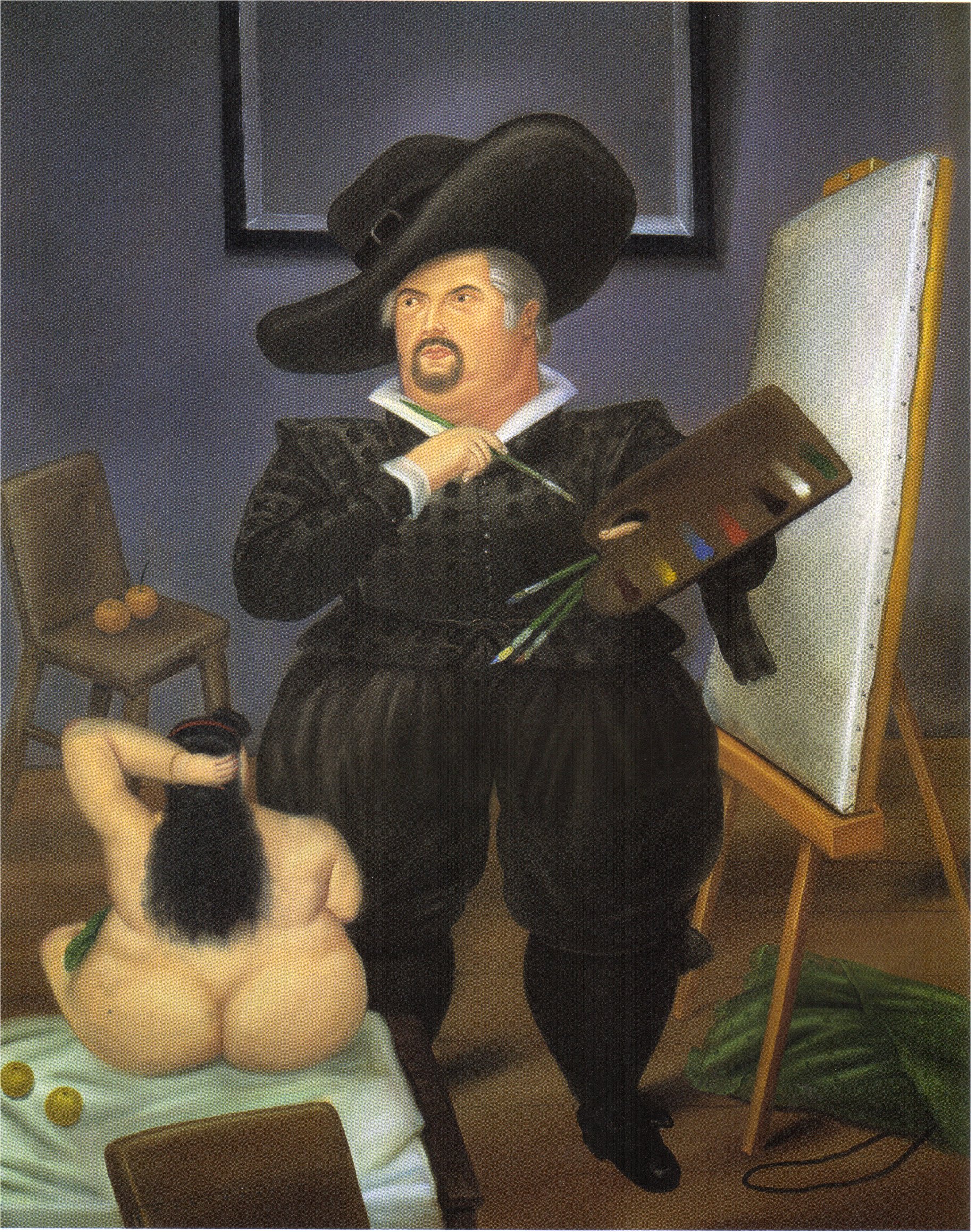 Self-Portrait as Velasquez (1986).