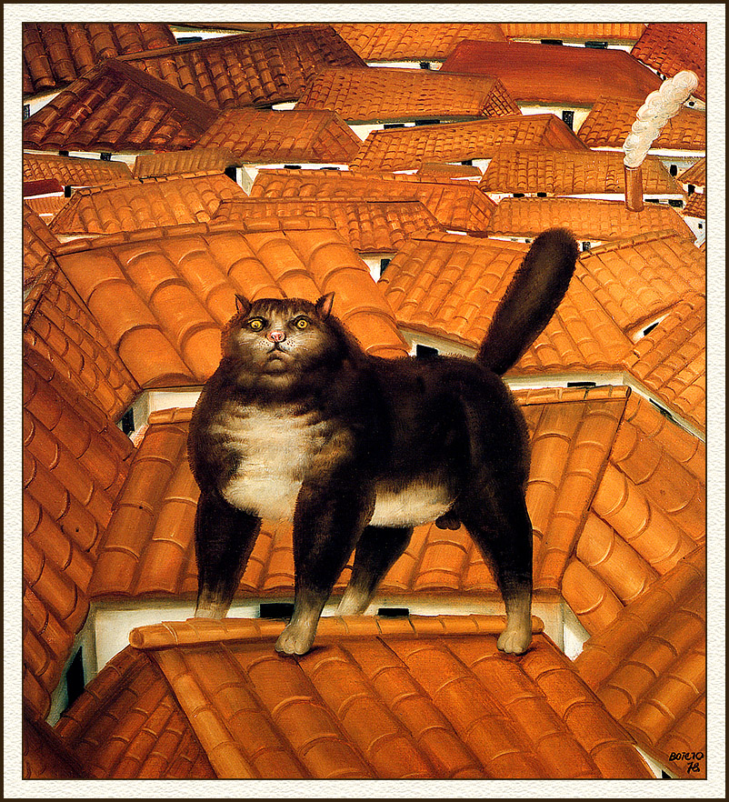 Cat on a Roof