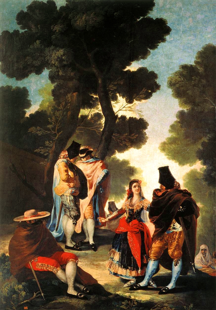 The Maja and the Masked Men (1777).