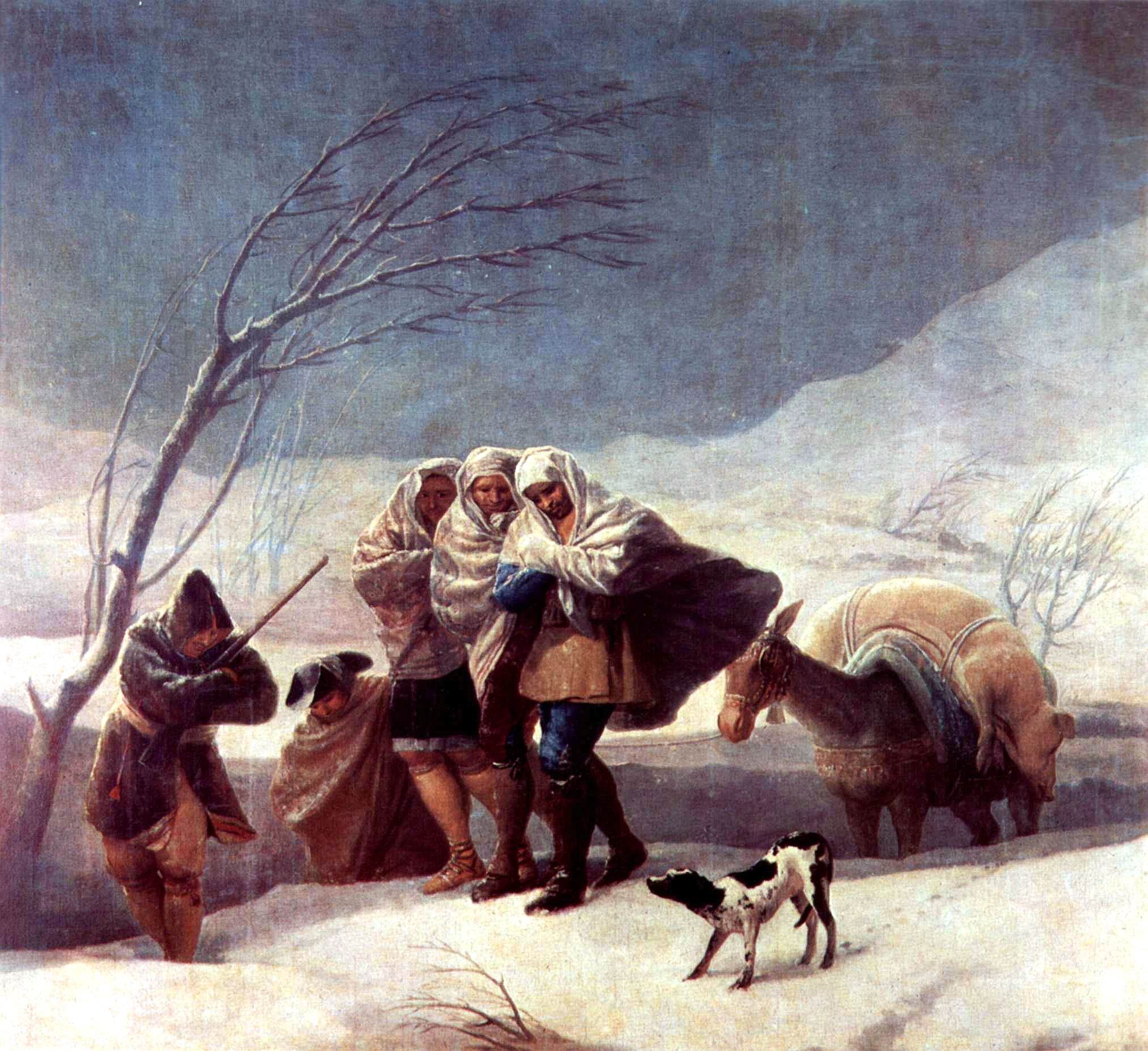 The Snowstorm (Winter) (1787).