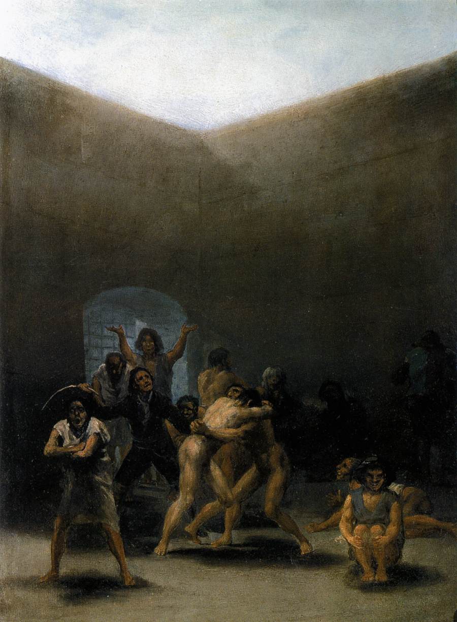 The Yard of a Madhouse (1794).