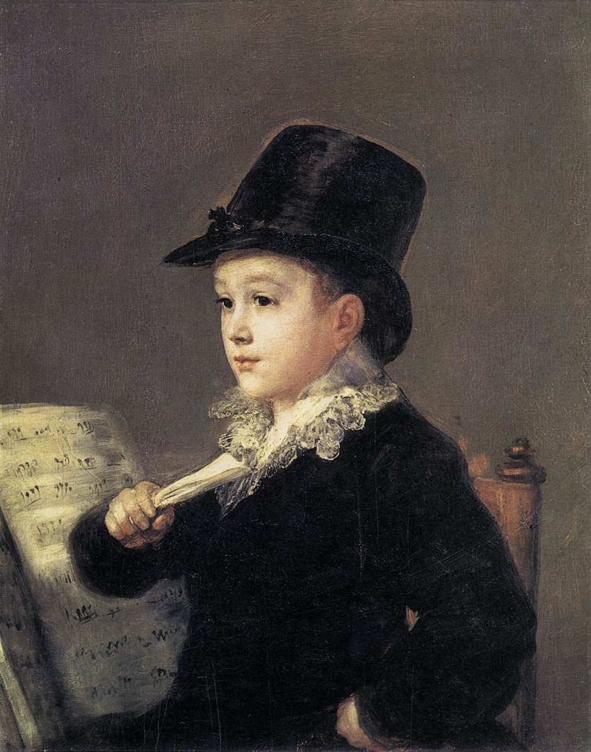 Portrait of Mariano Goya (1814).