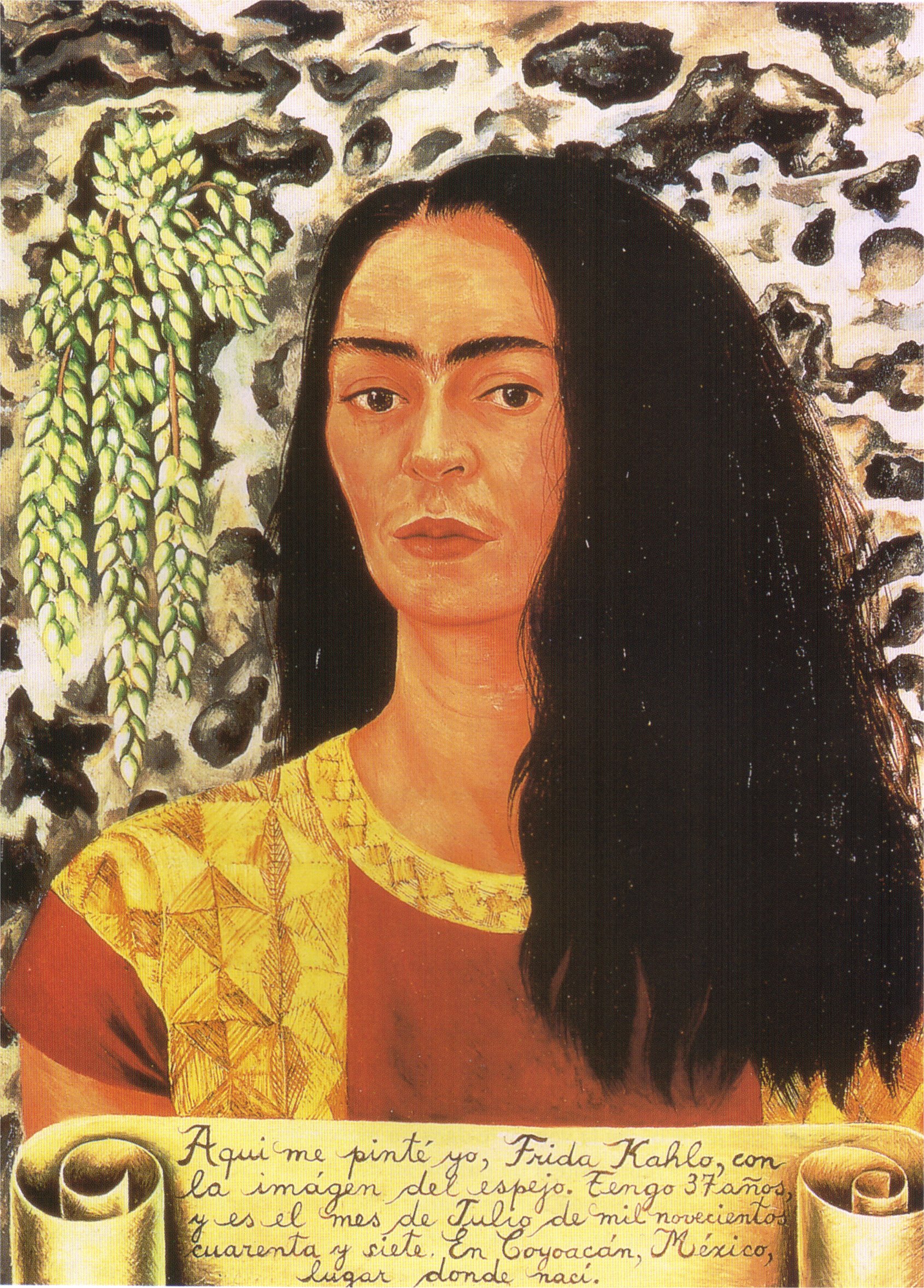 Self Portrait with Loose Hair (1947).