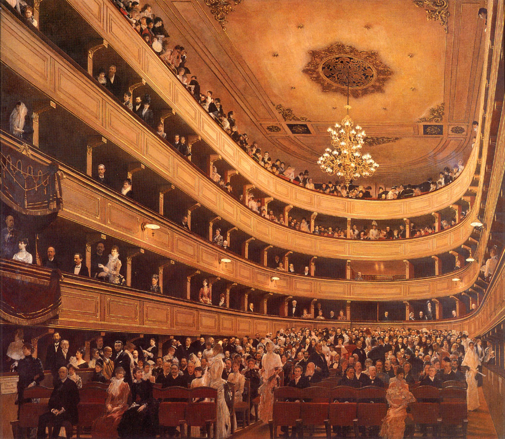The Old Burgtheater (1889).