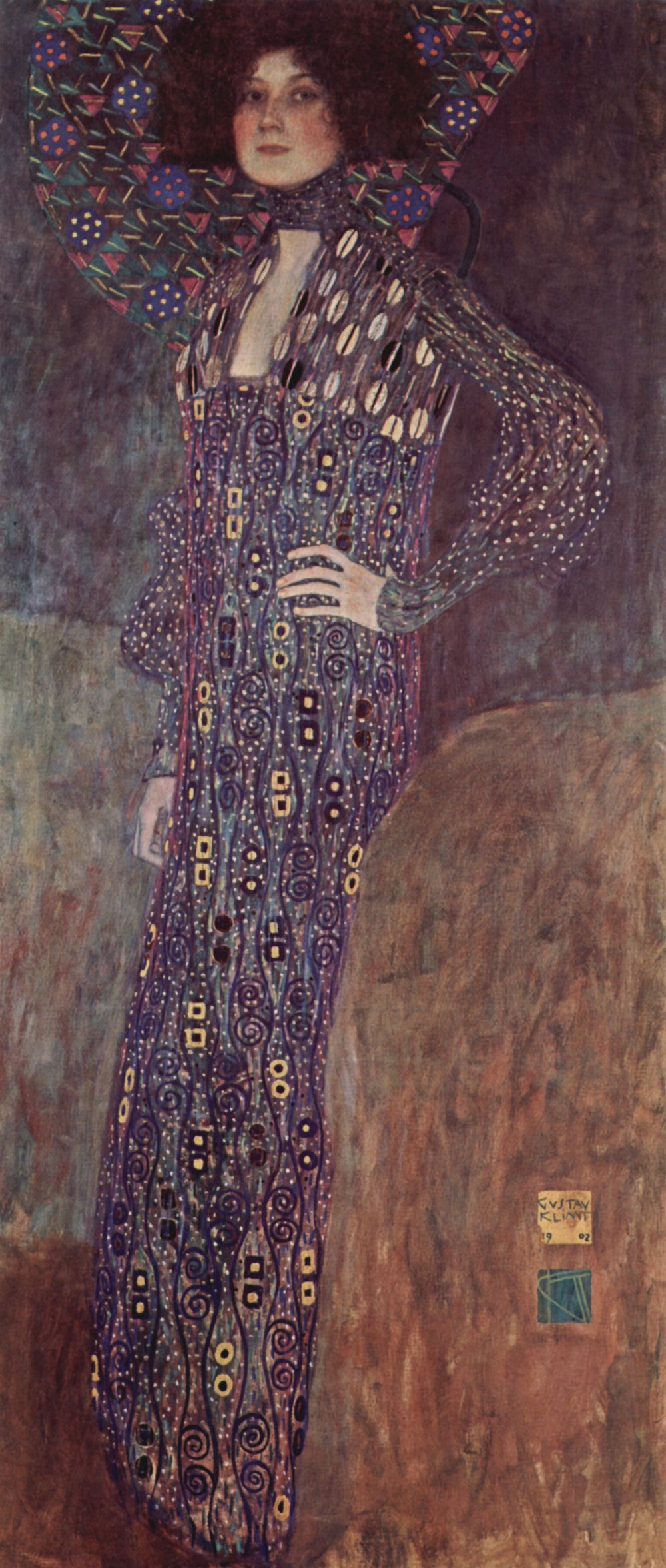 Portrait of Emilie Flöge (1902).