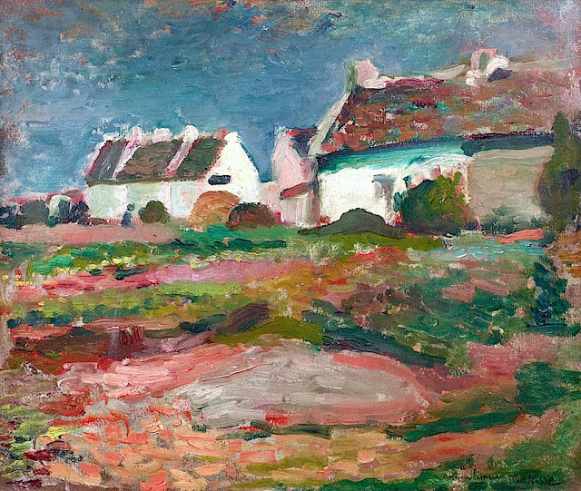 Maisons À Kervilahouen, Belle Ile (1896).