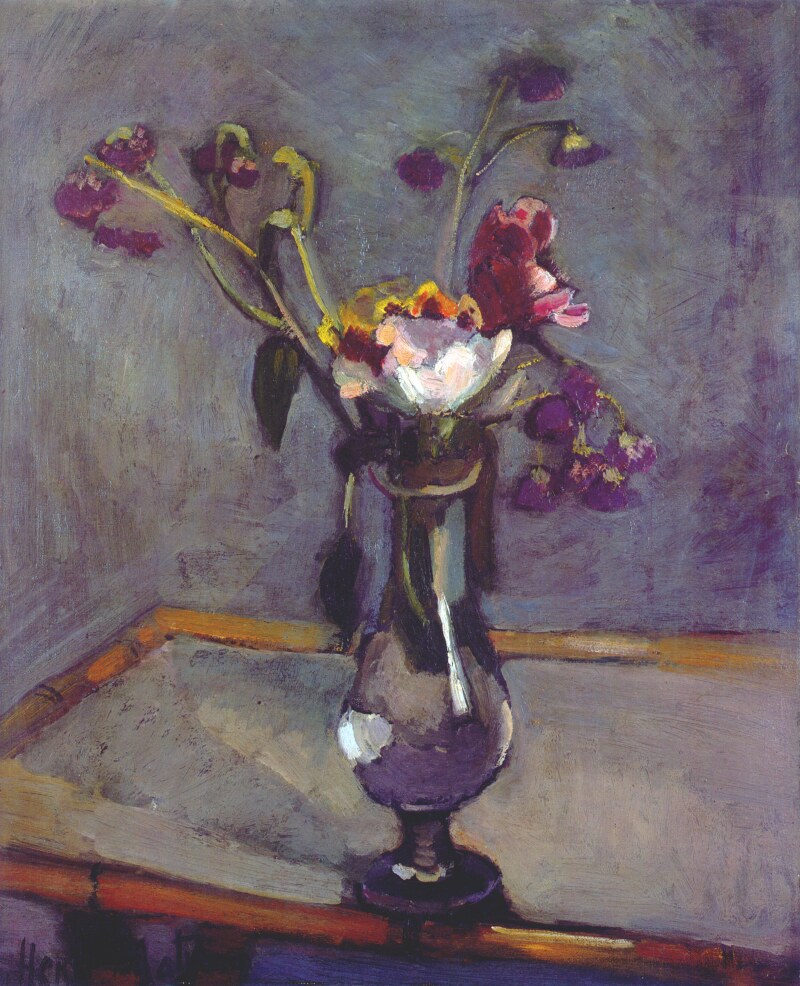 Bouquet on a Bamboo Table (1903).