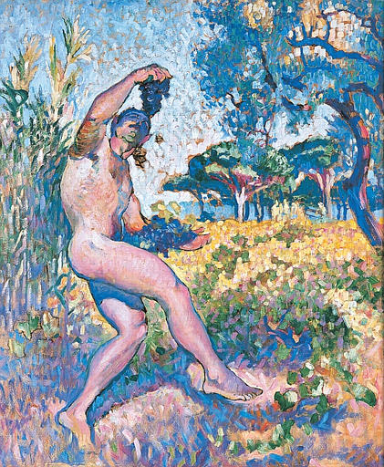 Study for Wildlife. The man with the cluster (1905).