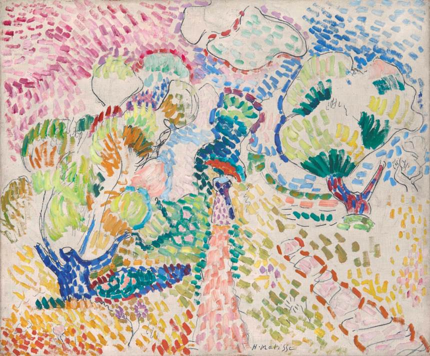 Madame Matisse in the Olive Grove (1905).