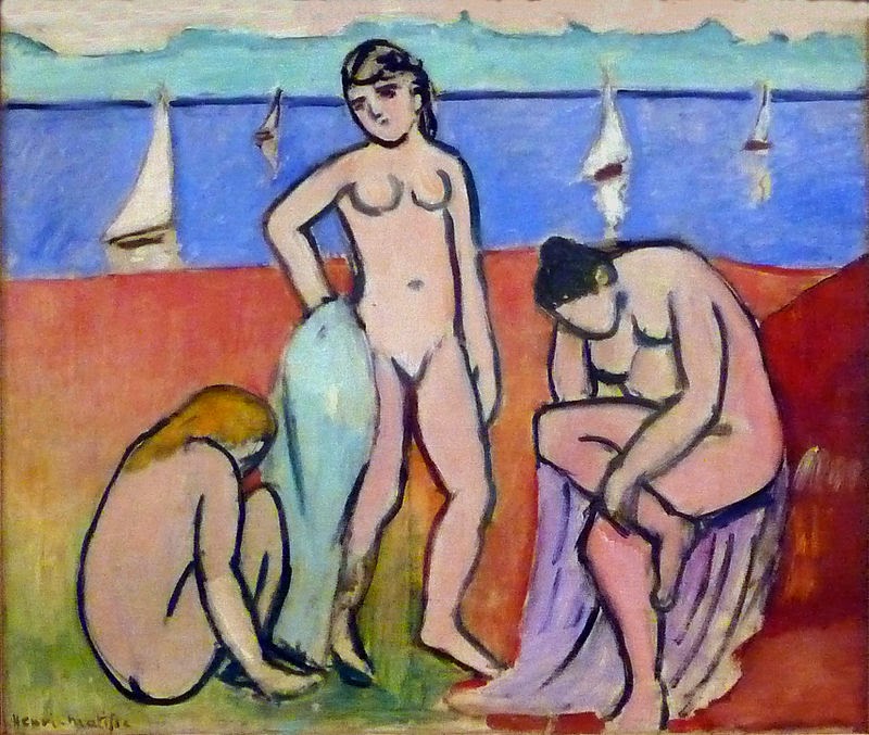 Three Bathers (1907).