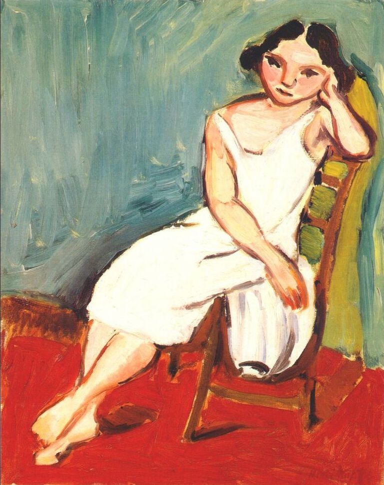 Girl Seated (1909).