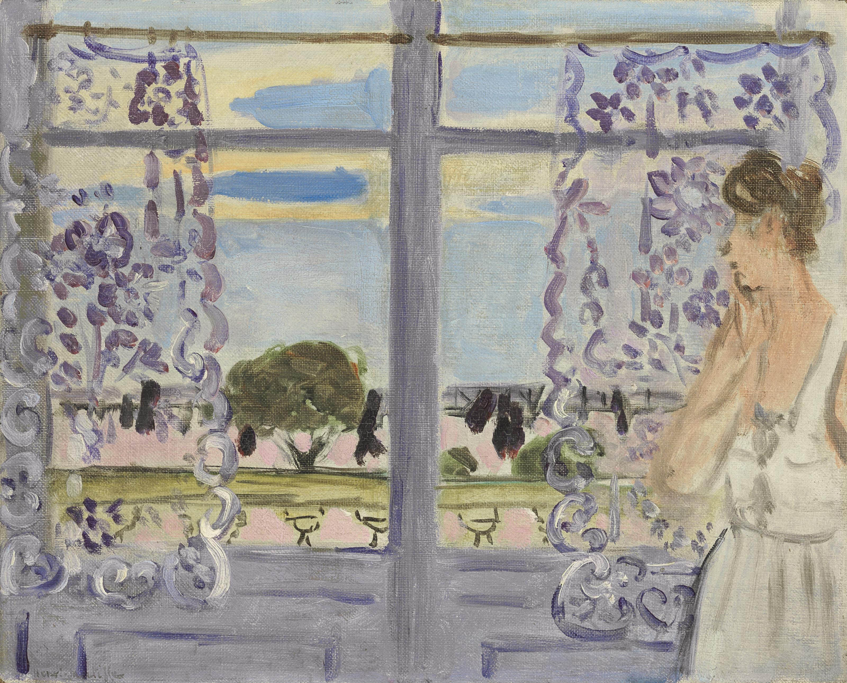 Femme Auprès De La Fenêtre (1919).