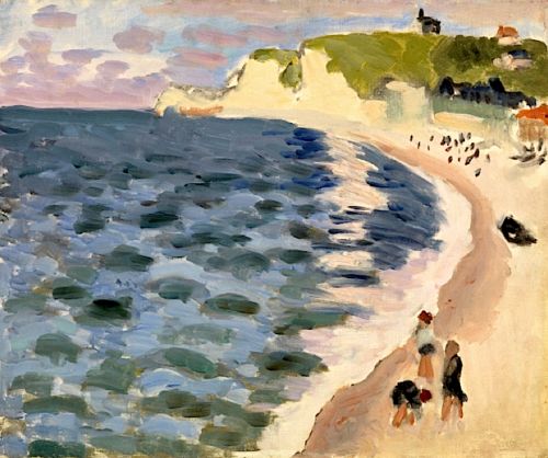 Etretat, The Sea (1921).