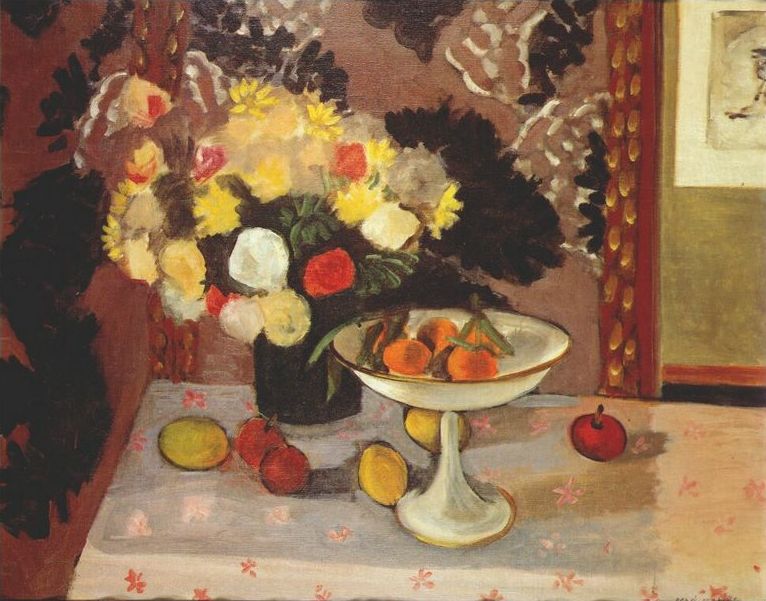 Still Life (Bouquet and Compotier) (1925).