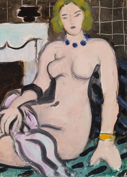 Nude with a Blue Necklace (1936).