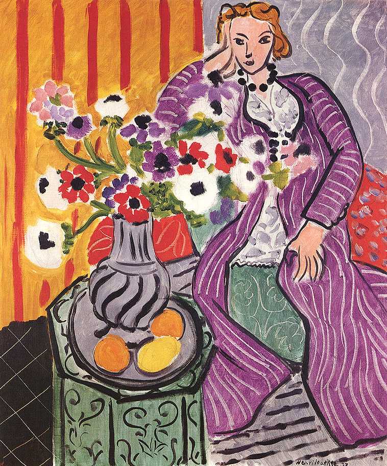 Purple Robe and Anemones (1937).