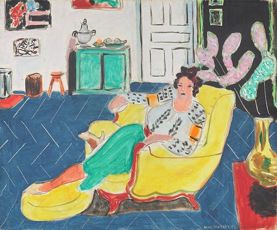 Woman Seated in An Armchair (1940).