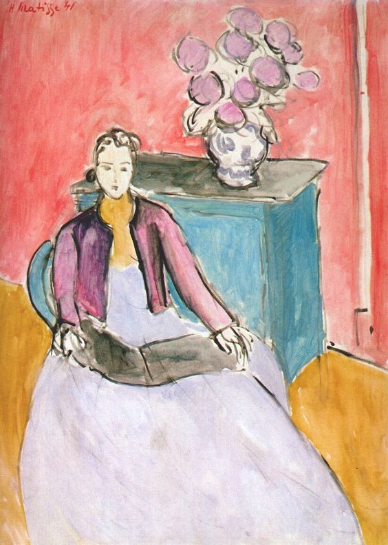 Woman in Pink Interior (1941).