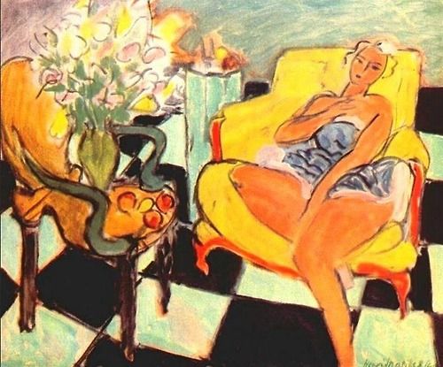 Seated Woman with Flower (1942).