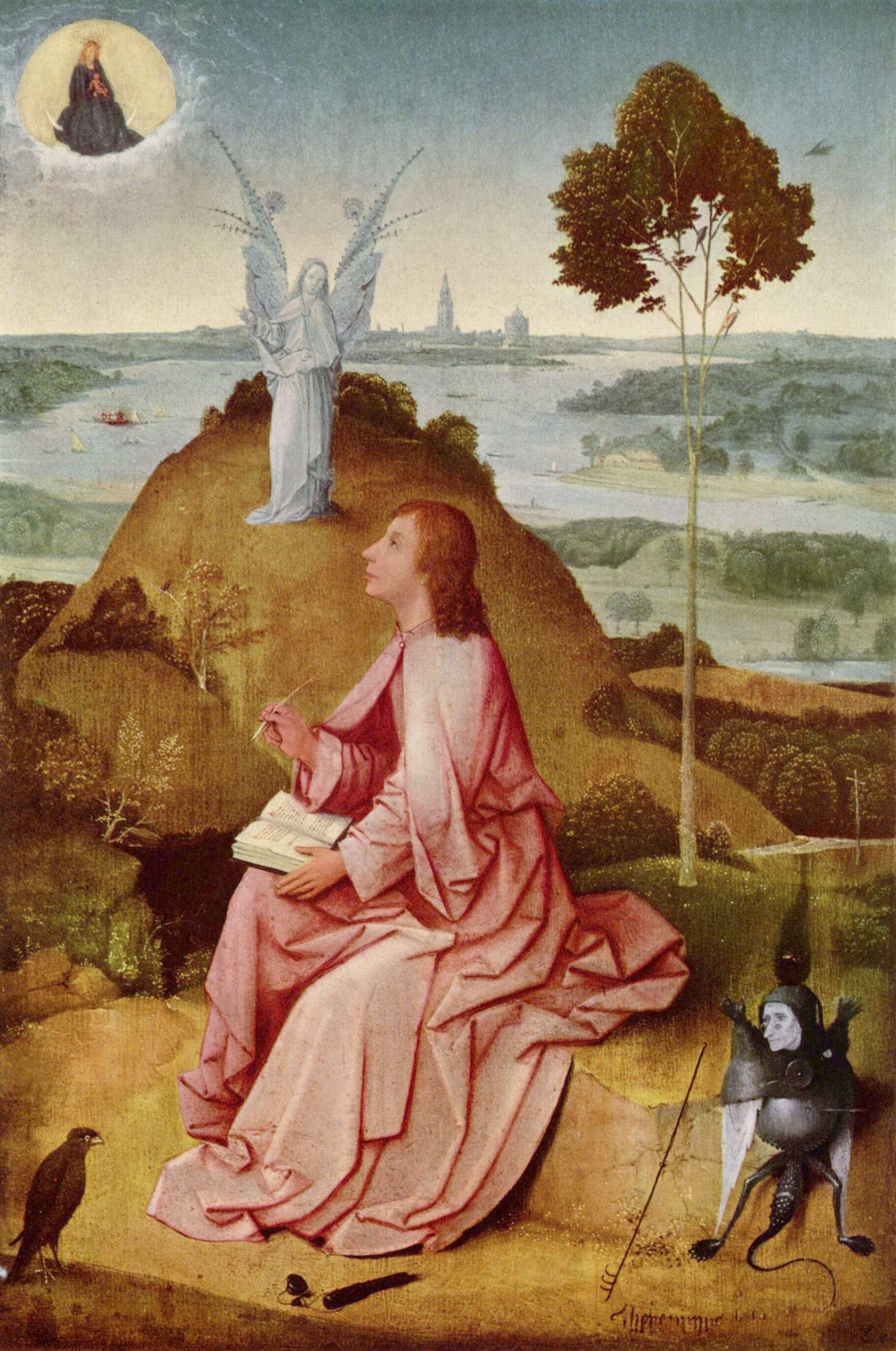 Saint John the Evangelist on Patmos (1485).