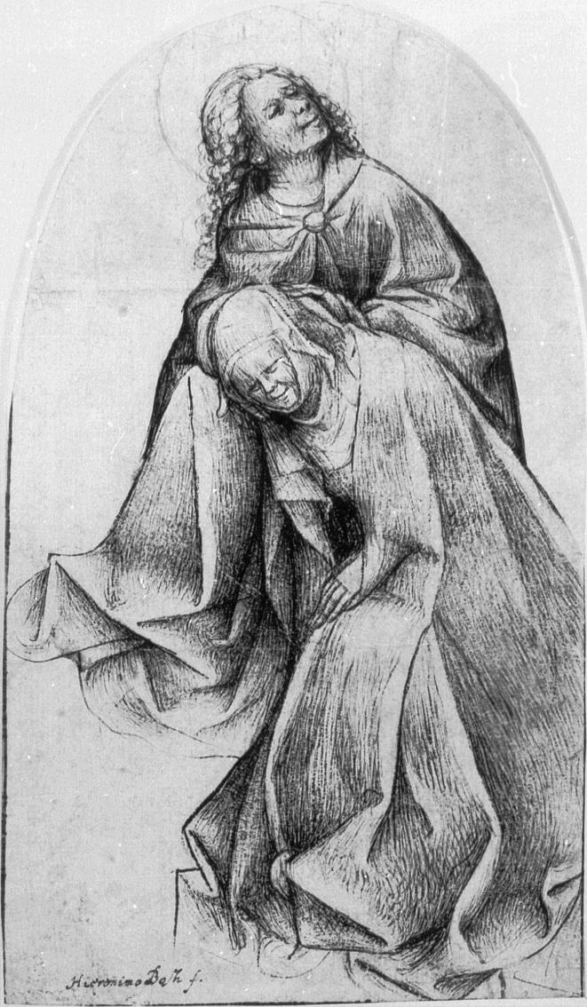 Mary and John (Mary and John at the Foot of the Cross) (1516).
