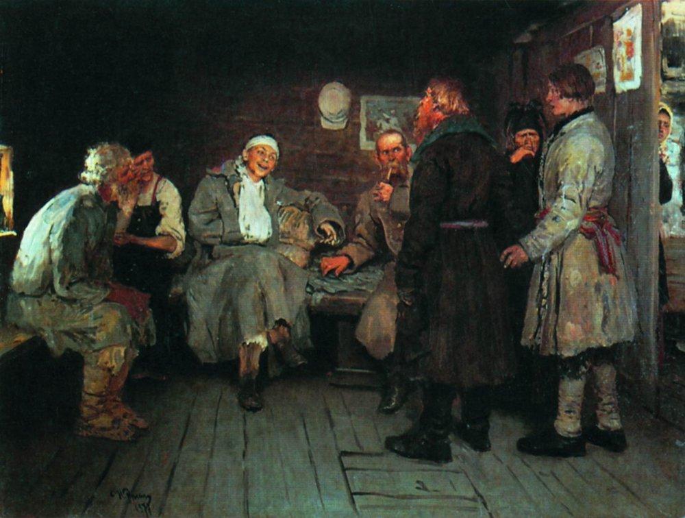 Returning from the war (1877).