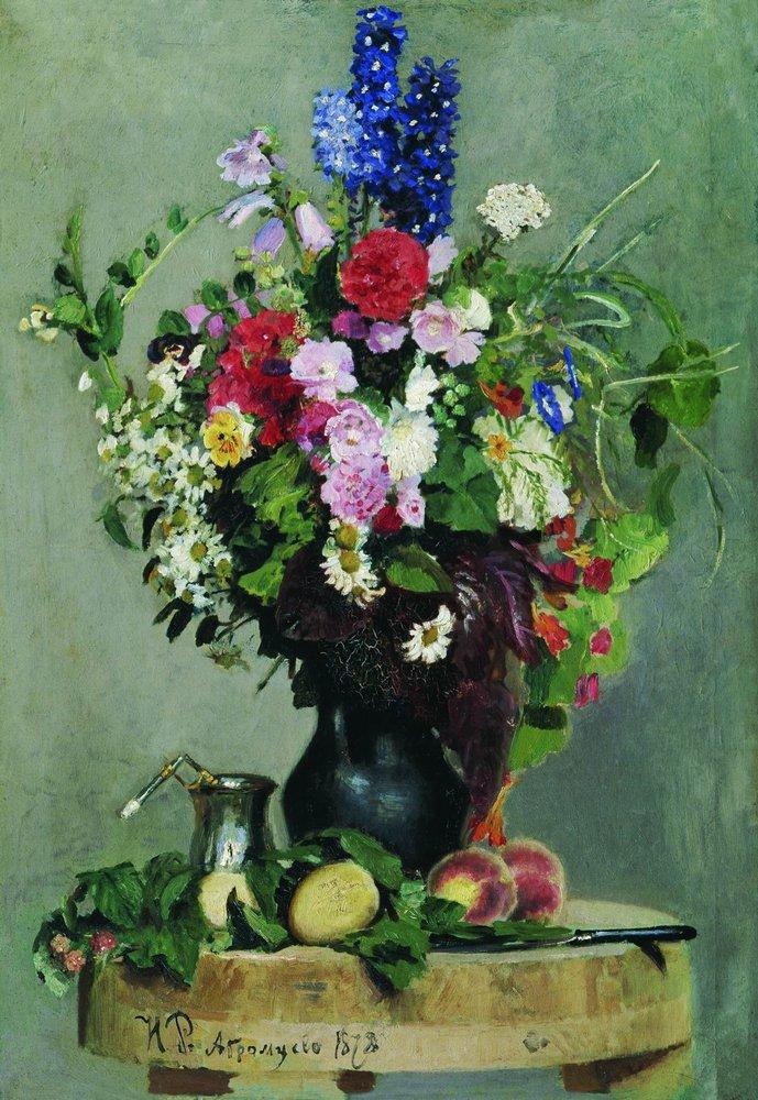 A bouquet of flowers (1878).