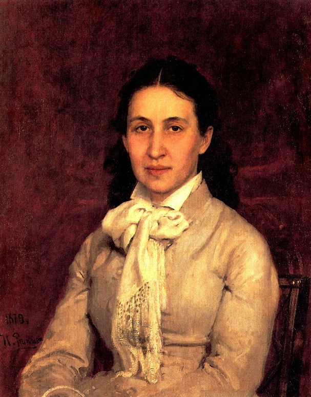 Portrait of E. Mamontova (1879).