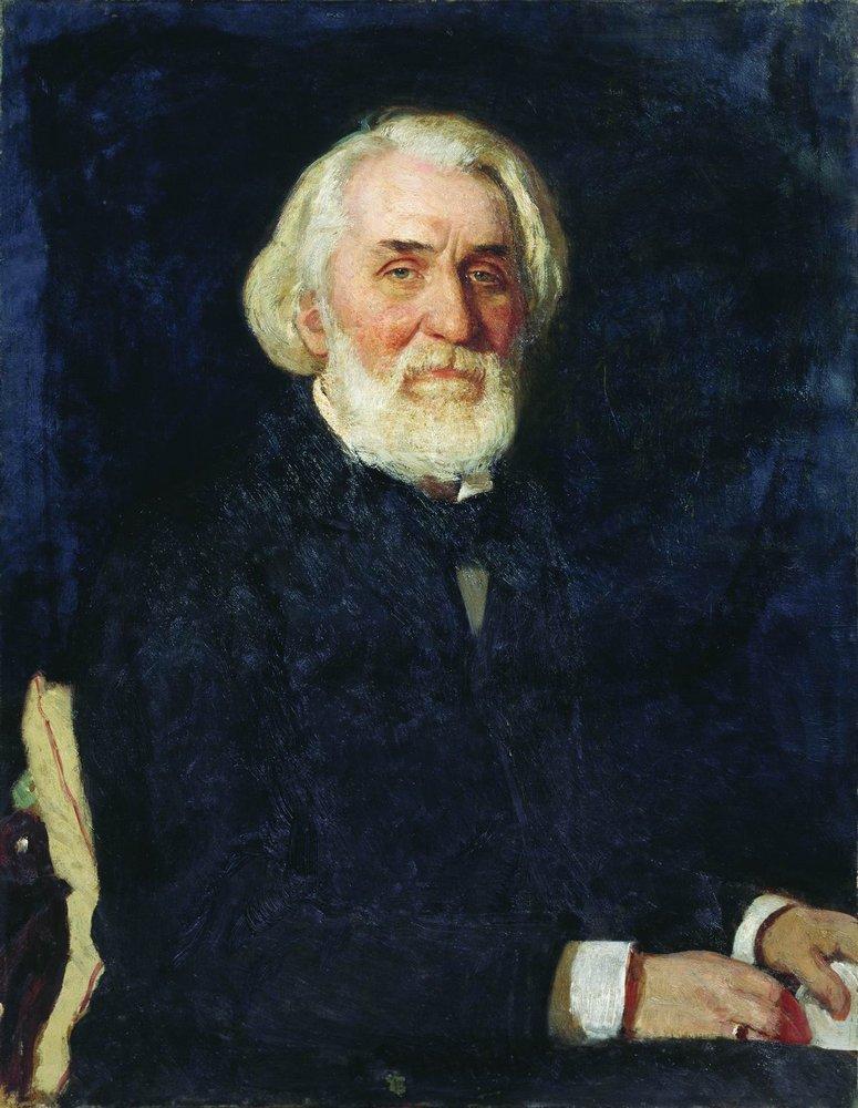 Portrait of Ivan Turgenev (1879).
