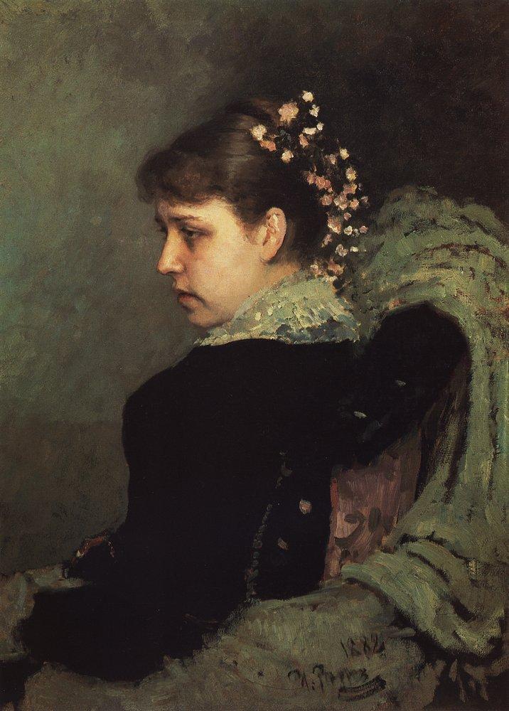 Portrait of Tatiana Rechinskay (1882).