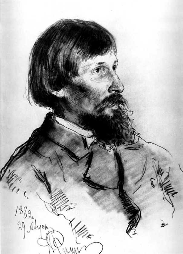 Portrait of the Artist Viktor Vasnetsov (1882).