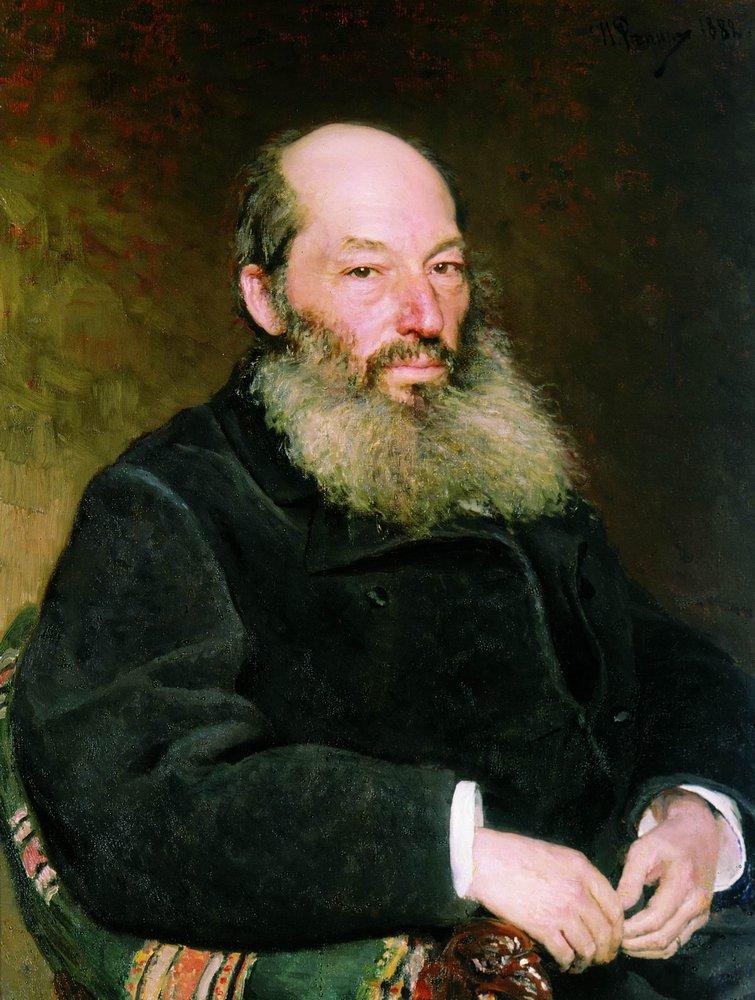 Portrait of the Poet Afanasy Fet (1882).