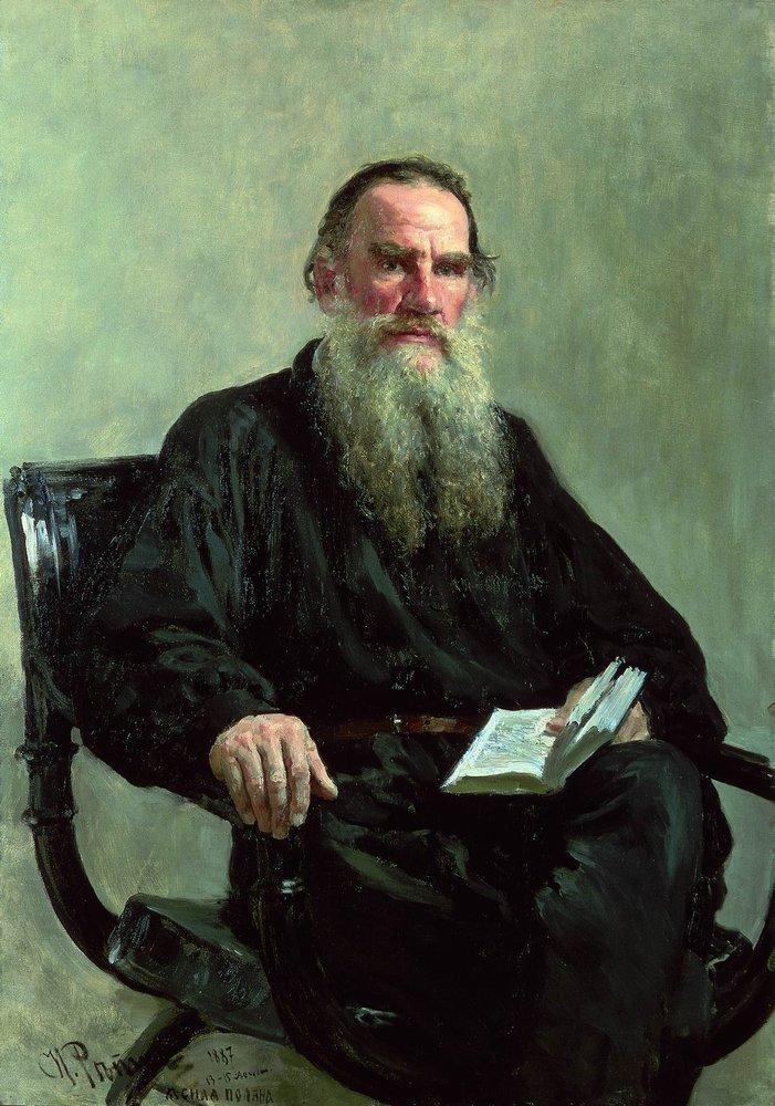 Portrait of Leo Tolstoy (1887).