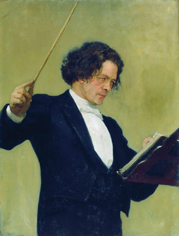 Portrait of the Composer Anton Rubinstein (1887).