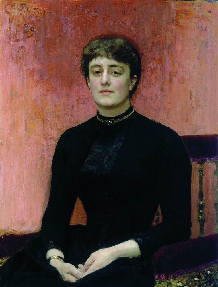 Portrait of Jelizaveta Zvantseva (1889).