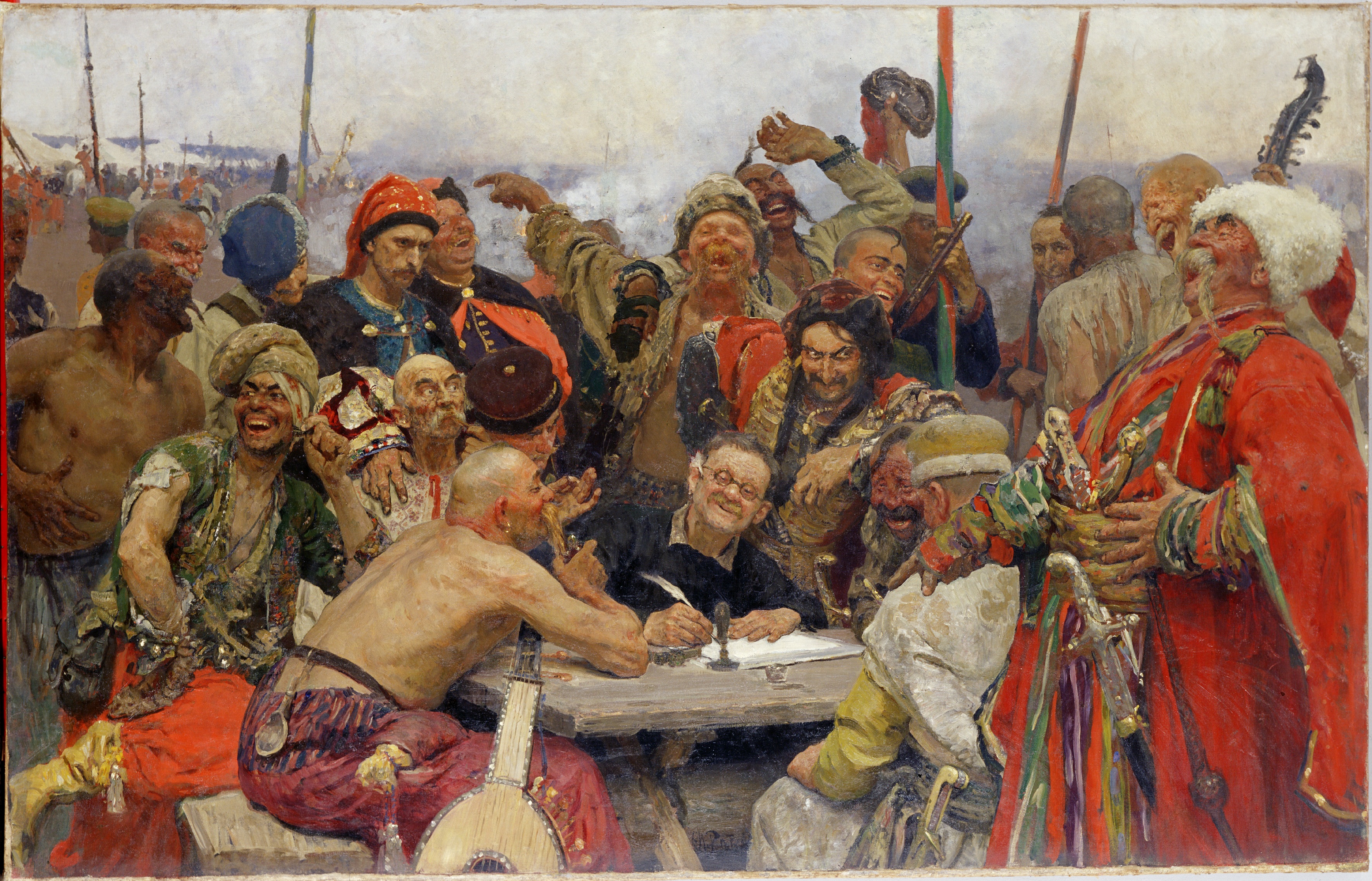 The Reply of the Zaporozhian Cossacks to Sultan Mahmoud IV (1891).
