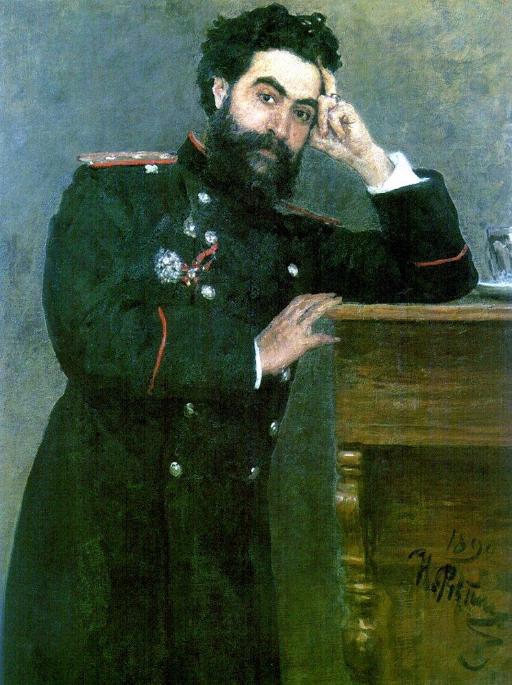 Portrait of I.R. Tarhanov (1892).