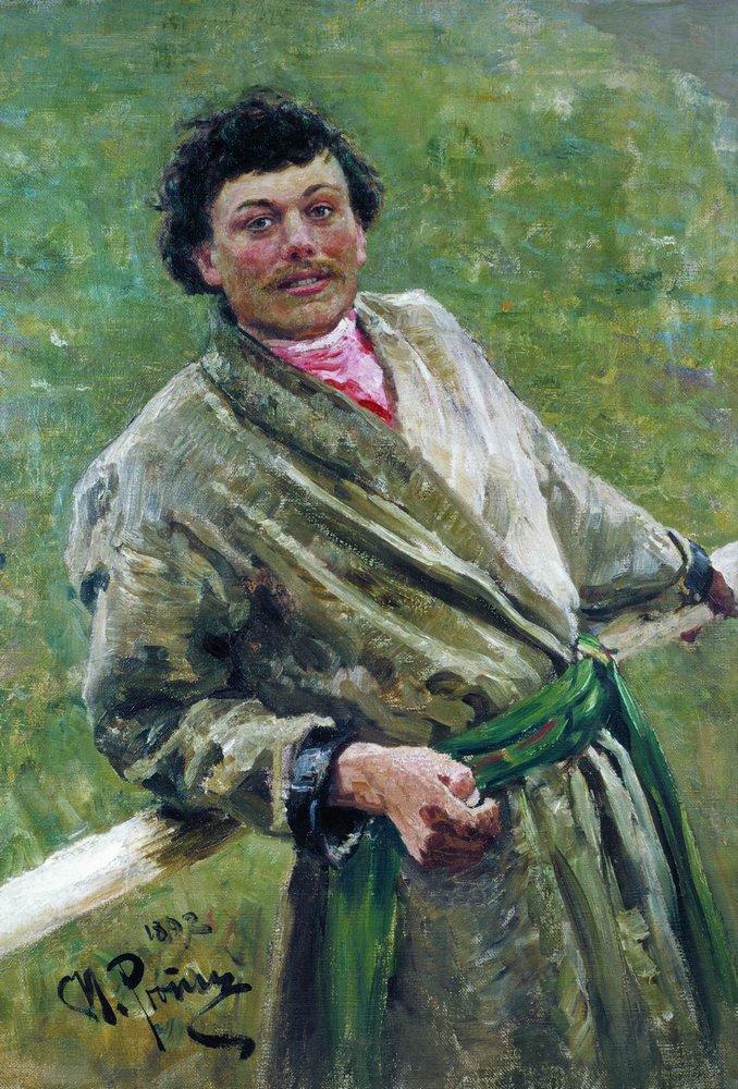 Portrait of Sidor Shavrov (1892).