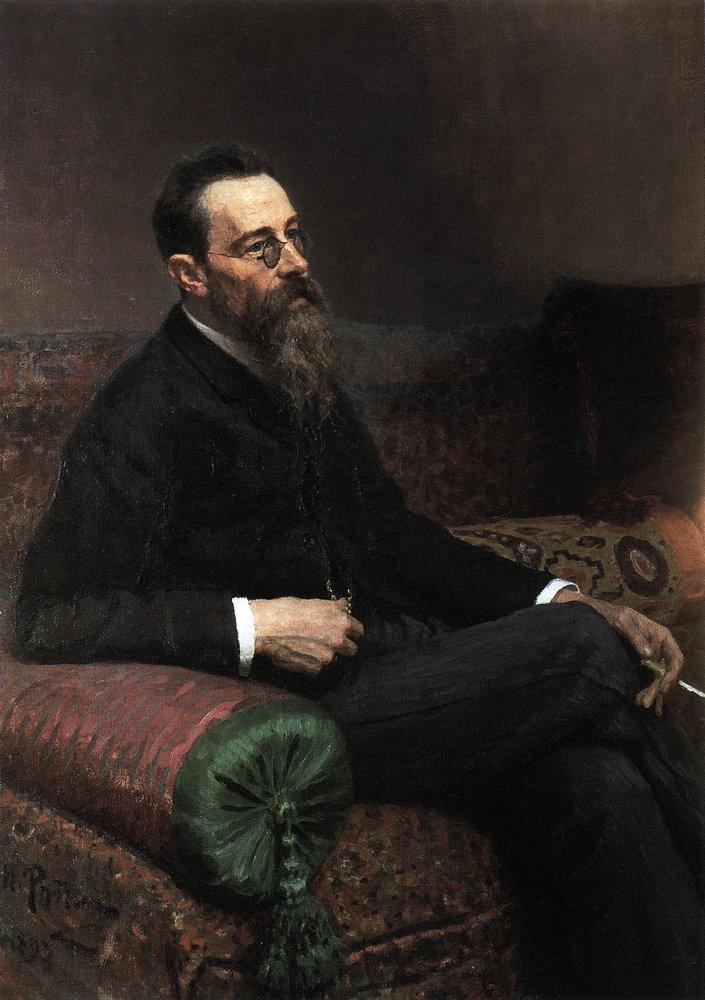 Portrait of the Composer Nikolay Rymsky-Korsakov (1893).