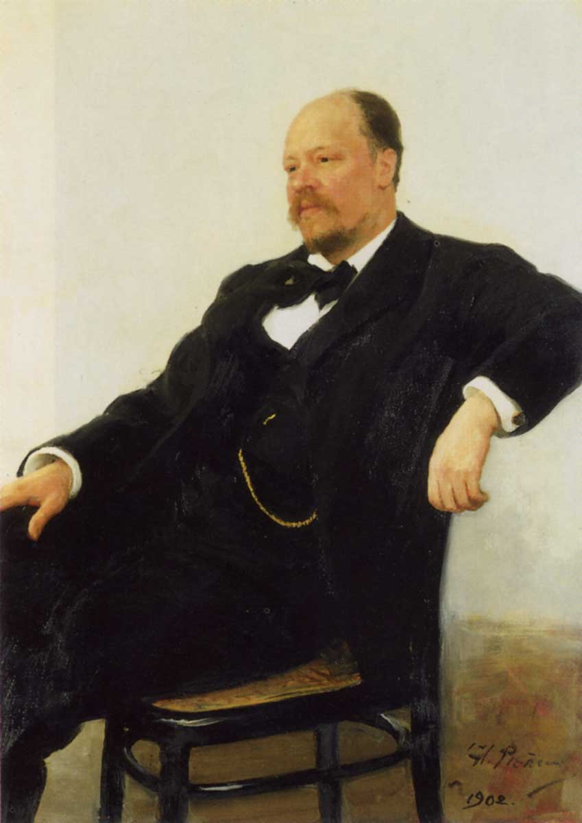 Portrait of the composer Anatoly Konstantinovich Lyadov (1902).