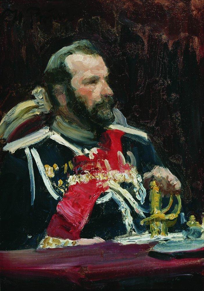 Portrait of War Minister, infantry general and member of State Council State Aleksei Nikolayevich Kuropatkin (1903).