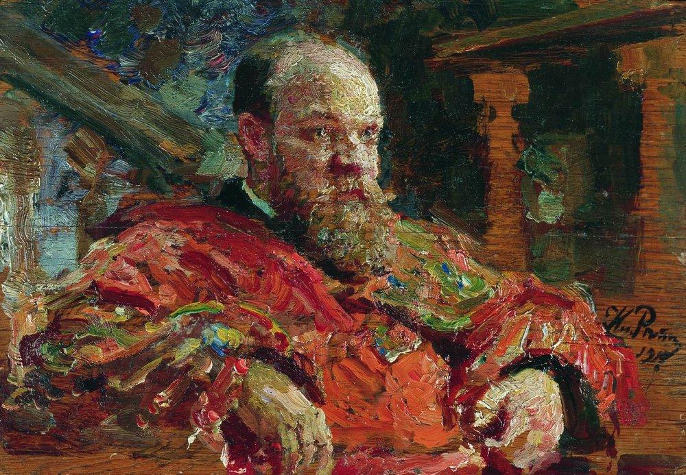 Portrait of N.V. Delyarov (1910).