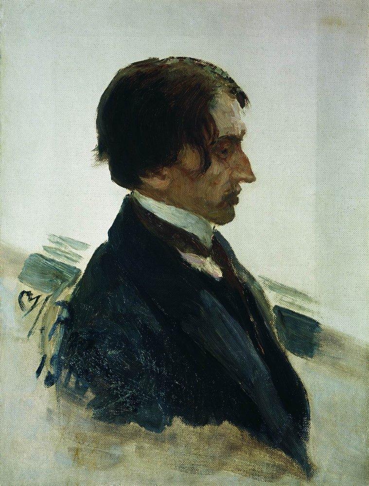 Portrait of the Artist Isaak Brodskiy (1910).