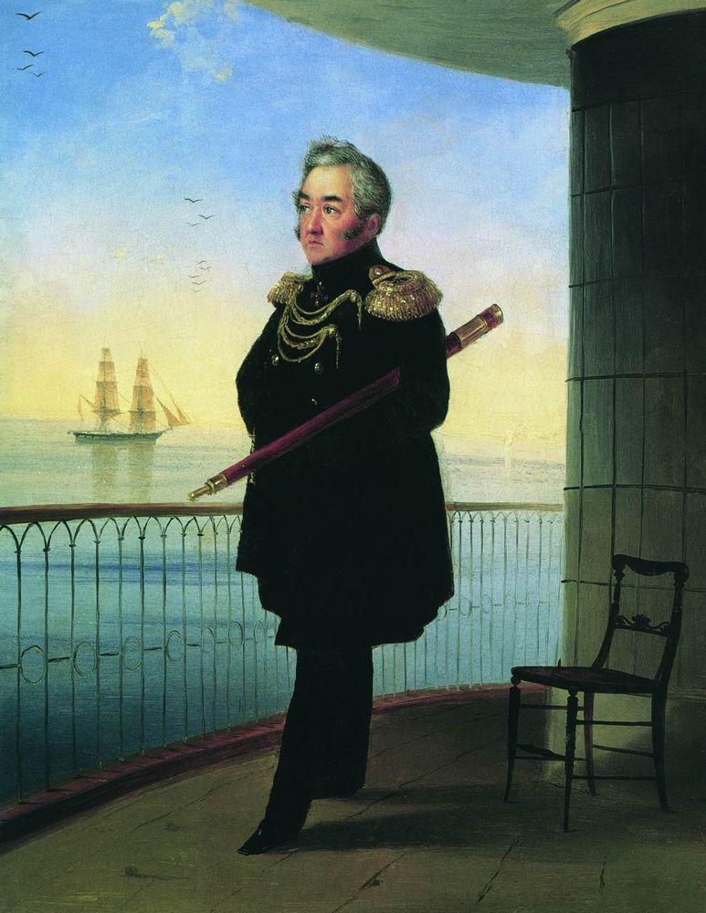 Portrait of Vice Admiral M.P. Lazarev (1839).