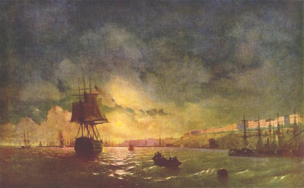 Odessa at night (1846).