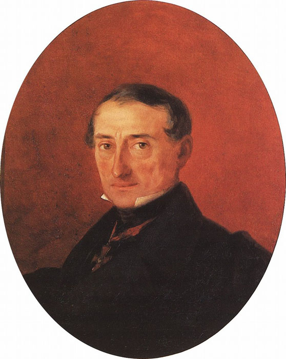 Portrait of A I Kaznacheev (1847).