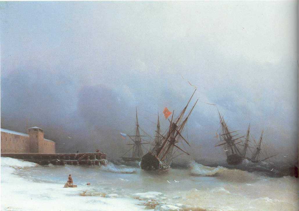 Warning of storm (1851).