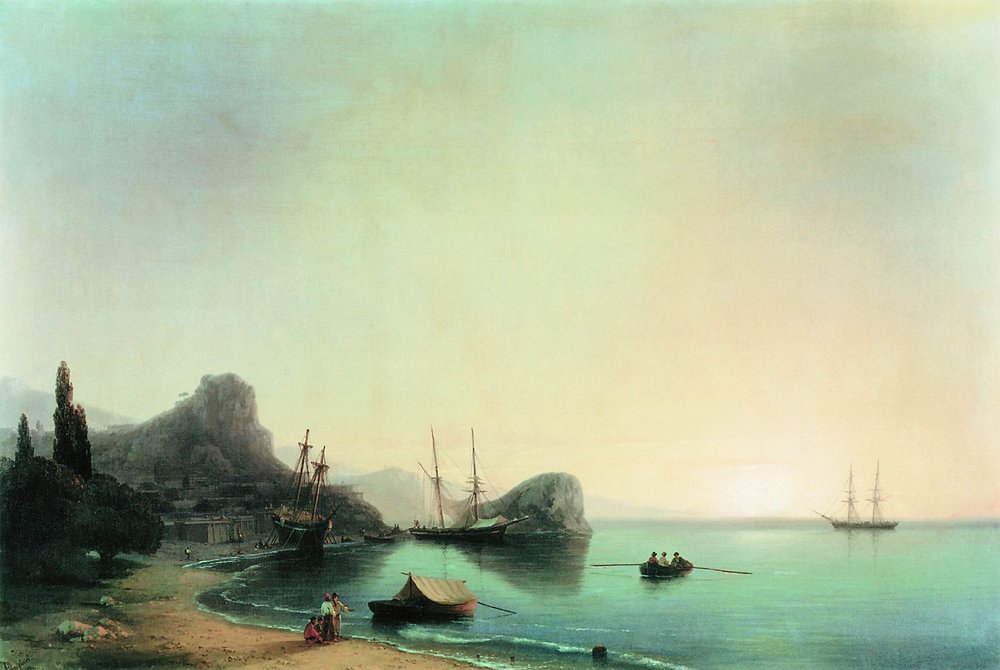 Italian landscape (1855).